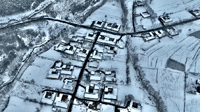 青海化?。恒y裝素裹 雪景如畫